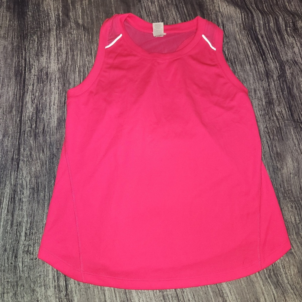 AVIA Womens Active Tank Top Size L (12-14) Pink Sleeveless Athletic Running